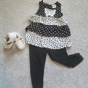B/W butterfly outfit